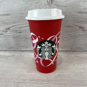 Starbucks 2021 Christmas Holiday Reusable Plastic Travel Cup Tumbler 50 Years FS - Picture 1 of 11
