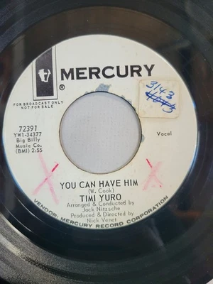 TIMI YURO- You Can Have Him / Could This Be Magic 1965 Mercury Promo VG+ - Image 1 of 2