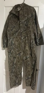 Vintage Early Men’s L Mossy Oak USA Treestand Lightweight Camo Hunting Coveralls - Picture 1 of 4