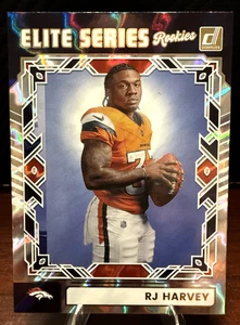 RJ Harvey Elite Series Rookies Insert-2025 Panini Donruss Denver Broncos NFL RC - Picture 1 of 2