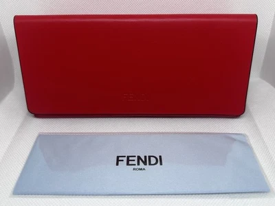 New FENDI RED Authentic Eyeglass Sunglasses Case W/Cloth OBO - Image 1 of 4