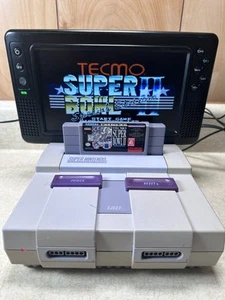 SNES SUPER NINTENDO Tecmo Super Bowl II 2 Special Edition NEW SAVE BATTERY - Picture 1 of 7