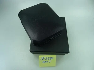 Caja colgante Picchiotti, cuero negro, 12,5 x 10,5 x 3,5 cm, con caja exterior - Imagen 1 de 4