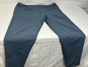 Usato in ottime condizioni! Pantalone LULULEMON ABC taglia 38 x 31 uomo vestibilità classica 5 tasche Warpstreme blu - Foto 1 di 14