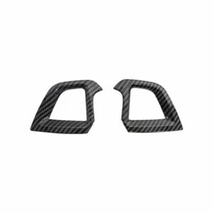 For Cadillac CT5 2019-2020 Dashboard L&R Air Outlet Vent Trim ABS Carbon Fiber - Picture 1 of 8