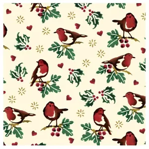 Emma Bridgewater Little Robin Christmas Roll Wrap 3m x 70 cm - Picture 1 of 1