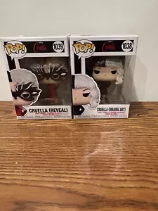 Funko Pop! Vinyl: Disney - Cruella (Making Art) 1038 & Cruella (Reveal) #1039 - Imagen 1 de 10