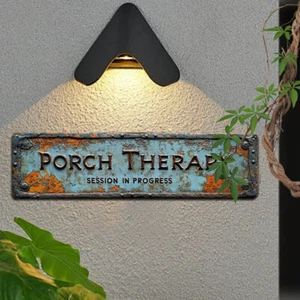 1 PC 2D Flat Home & Clinic Porch Therapy Metal Sign for Hospitals - Picture 1 of 8