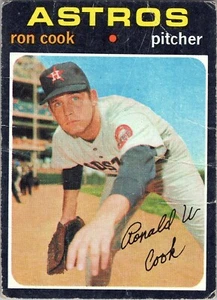 1971 Topps Ron Cook #583 Houston ASTROS - MLB Baseball - FREE Shipping - Picture 1 of 4