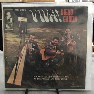 DIGNO GARCIA - VIVA! - RARE MEXICAN 7" EP PS LATIN FOLK - Picture 1 of 4