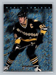 1996 Donruss Leaf Limited Mario Lemieux #1 Pittsburgh Penguins