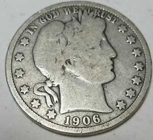 1906-D Barber Half (#1110Z) - Imagen 1 de 2