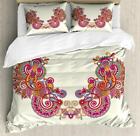 Henna Duvet Cover Set Twin Queen King Sizes With Pillow Shams Ambesonne