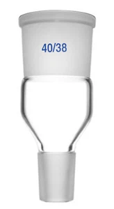 Eisco Labs Expansion Adapter - Socket: 40/38, Cone: 24/29 - Borosilicate Glass - Picture 1 of 1