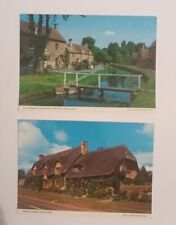 Set of 2 Gloucestershire unposted postcards John Hind Original