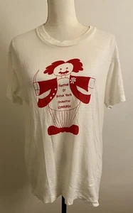 Vintage 90s 1991 Single Stitch Festival British Youth Orchestras T-Shirt Size L - Picture 1 of 4