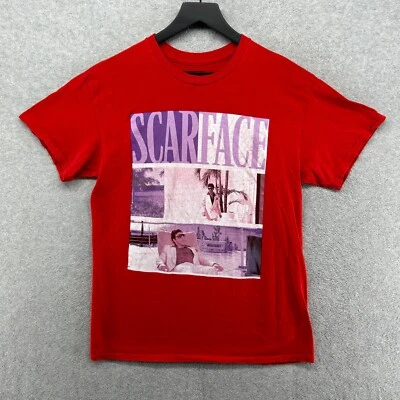 American Classics Shirt Mens Size Medium Red Short Sleeve Scarface Graphic Tee T - image 1 of 4