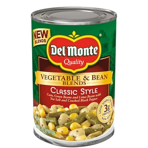 Del Monte Vegetable & Bean Blends, Classic Style, 14.5-Ounce Can, (Pack of 12) - Picture 1 of 13