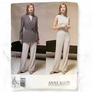 Vogue Pattern 2164 Vintage 1998 Anne Klein Design Jacket Top Pants 6-10 Uncut - Picture 1 of 2