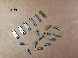 QTY x 6 / Siemens Sinamics S120 Motor Module DC Link Busbars w/ M4x20 Screws - Picture 1 of 4