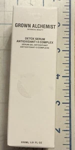 GROWN ALCHEMIST - DETOX SERUM - FULL SIZE 1.01oz - BRAND NEW IN BOX - Picture 1 of 8