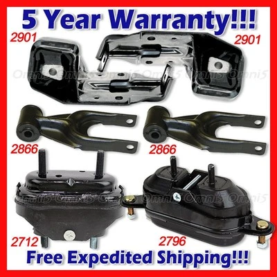 L761 Fits: 95-01 Chevrolet Lumina 3.1L 3.8L, Engine Motor & Trans Mount Set 6pcs - Image 1 of 4