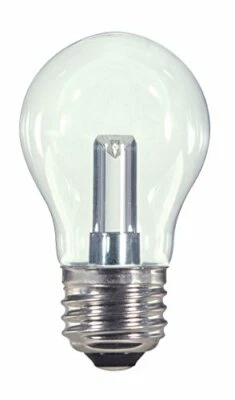 Satco S9150 LED A15 Clear 2700K Medium Base Light Bulb, 1.4W - Image 1 of 4