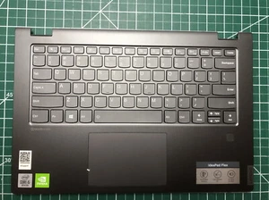 Lenovo Flex-14IML 14" Palmrest w/Touchpad Keyboard Backlit AM2GA000800 Grade A - Afbeelding 1 van 2