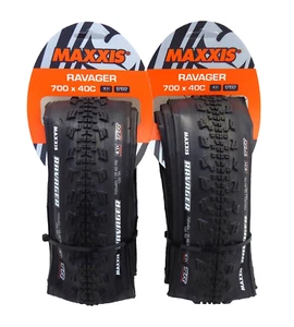 Maxxis Ravager Tire 700 X 40mm 60TPI, Dual, Silkshield, Tubeless, Black, PAIR - Picture 1 of 1