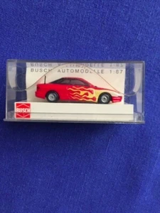 BUSCH 1:87 Ford Probe "Crazy Cars" n. 47406 anni '90 raro da collezione - Foto 1 di 4