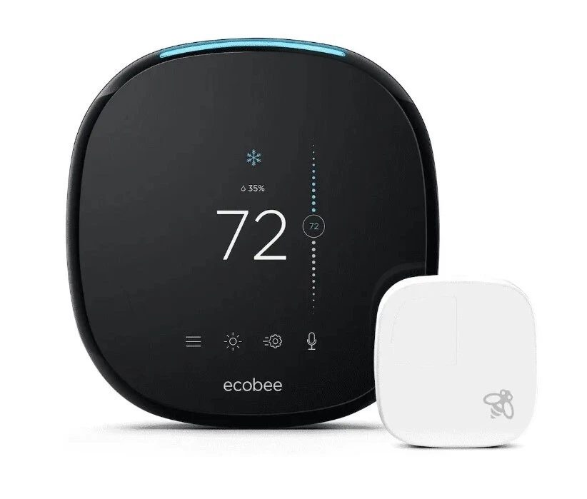 Ecobee Smart Thermostat EB-STATE6P-01 Wi-Fi Alexa Gas Electric Dual Fuel Heat - Image 1 of 1