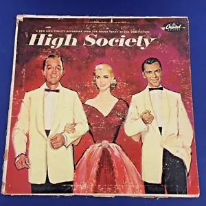 MUSICAL LP- HIGH SOCIETY- Bing Crosby -Grace Kelly - CAPITOL 1956 Original 12'' - Picture 1 of 4