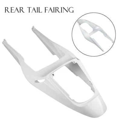 Carenado trasero sin pintar plástico ABS blanco para Honda CBR600RR F5 2003 2004 Foto 1 de 4