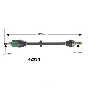 CV Axle Assembly-PDL Front Right Autopart Intl 1700-197649