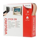 VELCRO® Hook & Loop Tape Stick-On 10m x 20mm Ecru