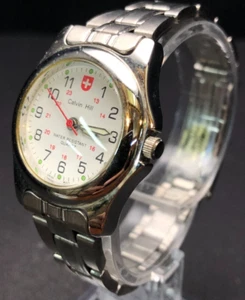 Vintage Women's Calvin Hill Analog Watch - Untested - May Need Battery or Repair - Picture 1 of 7