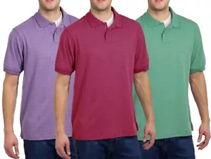 Nuevo Polo Haggar Hombre Trabajo a Fin de Semana Fácil de Cuidado Absorbente Secado Rápido Rendimiento - Imagen 1 de 4