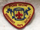 (52) Boy Scouts - 1972 Merrimack District - Pow-Wow Patch