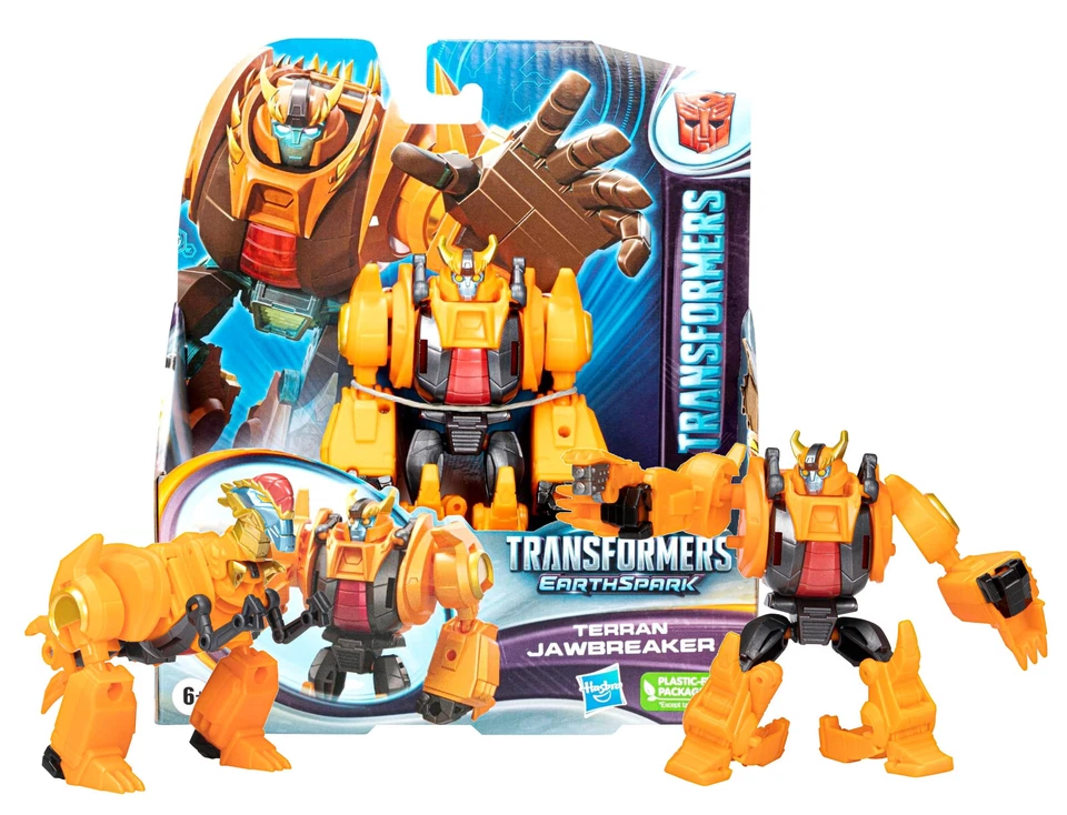 Transformers EarthSpark Warrior Class Terran Jawbreaker 5" Figure New in Box - Image 1 of 1