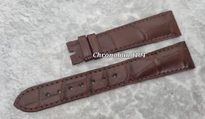 Original OEM Omega 19/16mm Braun Matt Leder Uhrenarmband Band NEU - Bild 1 von 7