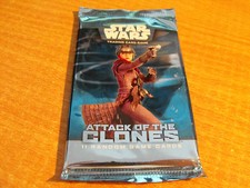 STAR WARS TCG ATTACK OF THE CLONES SEALED BOOSTER PACK OF 11 CARDS
