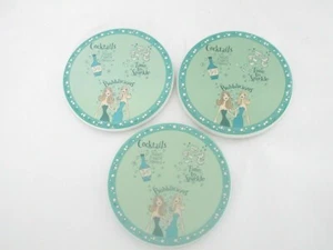 Whittard of Chelsea 3 posavasadas de gres diseño bubilicioso 11 cm - Imagen 1 de 4