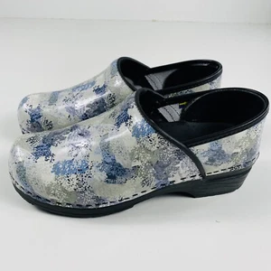 Bjork Swedish Comfort Damen professionell bedruckte Leder Clogs Größe US 9 EU 40 - Bild 1 von 12