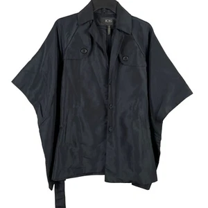 Chaqueta BCBG Paris para mujer con cinturón y capa a presión talla 2” - Imagen 1 de 7