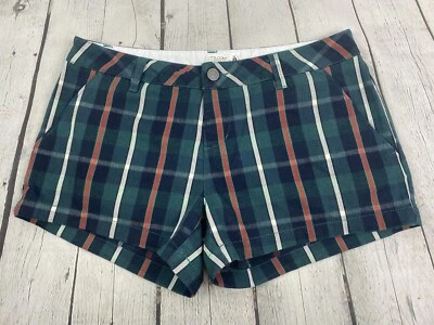 Volcom Juniors Size 3 Academia Preppy Plaid Shorts LKNW - Image 1 of 4