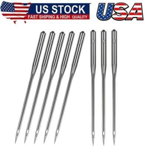100 Pcs Size 100/16 Universal Leather&Jeans Sewing Machine Needles, Heavy Duty - Picture 1 of 6