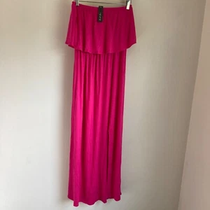 New Brit & Bri Women's strapless maxi dress size large - Picture 1 of 7
