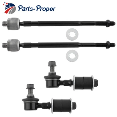 Front Inner Tie Rod Ends + Sway Bar Links for 2003-2006 Mitsubishi Outlander New Foto 1 de 4