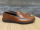 Cole Haan Lovell 2 II C26042 Brown Leather Slip On Driving Moc Shoes Mens 9.5 M