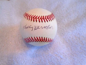 BILLY HERMAN Firmado Liga Nacional de Béisbol - Auténtico Garantizado de por Vida - Imagen 1 de 3